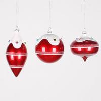 Vickerman 3-5" Red Candy Jewel Assorted Ornament (3 pack)