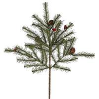 Vickerman 18" Artificial Fresh Pistol Berry Pine Spray