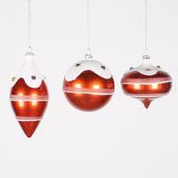 Vickerman 3-5" Orange Candy Jewel Assorted Ornament (3 pack)