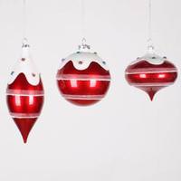 Vickerman 4-7" Red Candy Jewel Assorted Ornament (3 pack)
