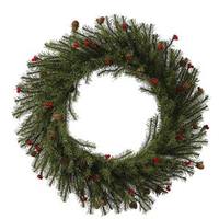 Vickerman 20" Artificial Fresh Pistol Pine with Berries and Pine Cones