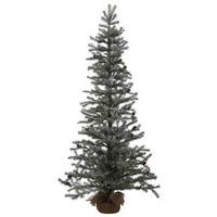Vickerman 36" x 20" Artificial Frosted Pistol Pine with Pine Cones