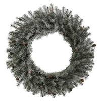 Vickerman 20" Artificial Frosted Pistol Pine with Pine Cones