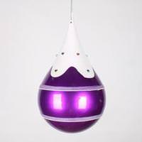 Vickerman 7" Purple Candy Snow Jewel Teardrop Ornament