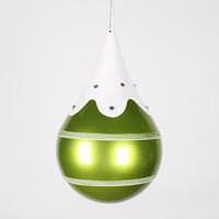 Vickerman 7" Lime Candy Snow Jewel Teardrop Ornament