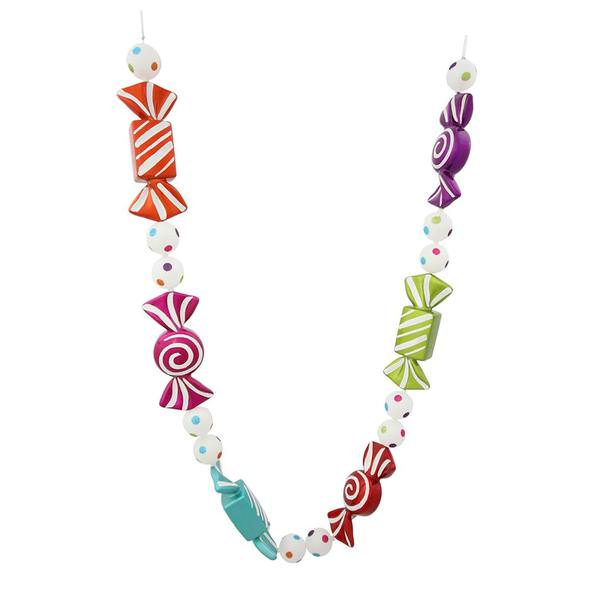 72" Assorted Candy Jewel Garland Ornament