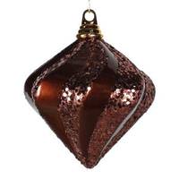 Brown Colored Christmas Tree Diamond Ornaments