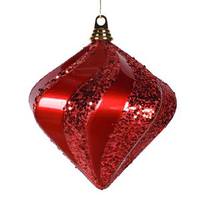 Red Colored Christmas Tree Diamond Ornaments