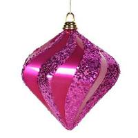 Pink Colored Christmas Tree Diamond Ornaments