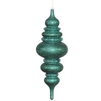 Vickerman 23" Emerald Matte Glitter Finial Ornament