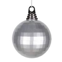 Vickerman 4" Silver Candy Mirror Ball Ornament