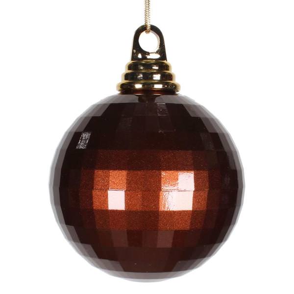 4" Chocolate Candy Mirror Ball Ornament