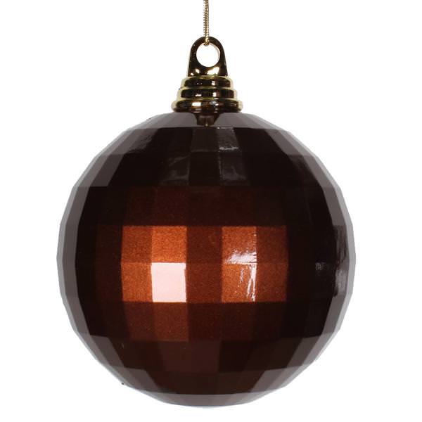 5.5" Chocolate Candy Mirror Ball Ornament