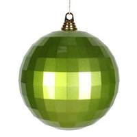 Vickerman 7.9" Lime Candy Mirror Ball Ornament
