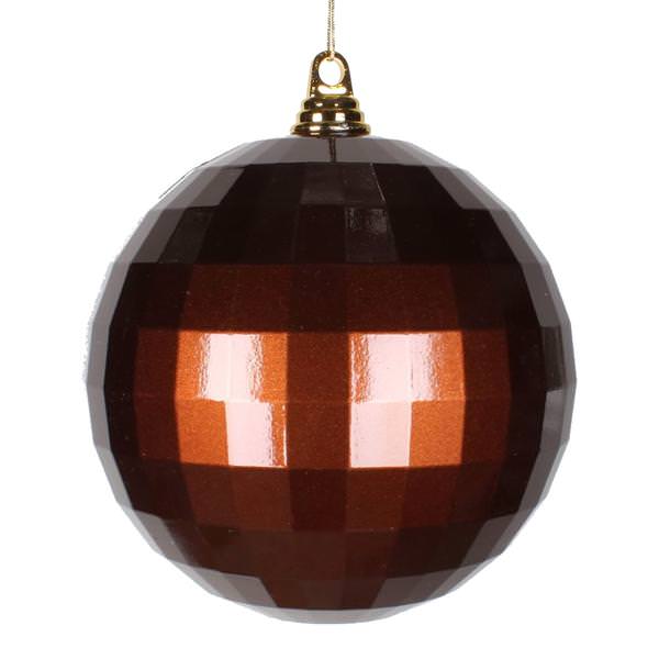 7.9" Chocolate Candy Mirror Ball Ornament