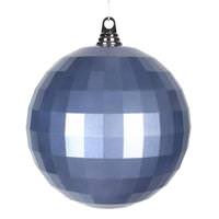 Vickerman 8" Periwinkle Candy Mirror Ball Ornament