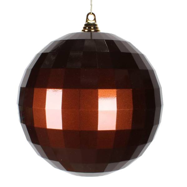 9.8" Chocolate Candy Mirror Ball Ornament