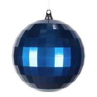 Vickerman 9.8" Sea Blue Candy Mirror Ball Ornament