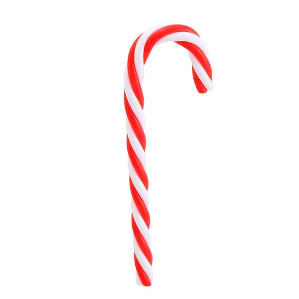 6" Red / White Candy Cane Ornament (12 pack)