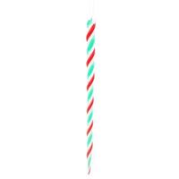 Vickerman 10" Red White Green Icicle Ornament (6 pack)
