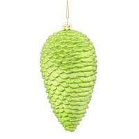 Vickerman 5" Lime Matte Glitter Pine Cone Ornament