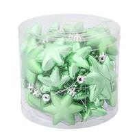Vickerman 2" Celadon Shiny / Matte Assorted Star Ornament (36 pack)
