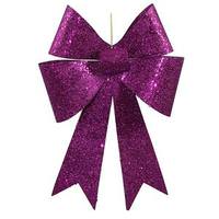 Vickerman 18" Purple Sequin Bow (2 pack)