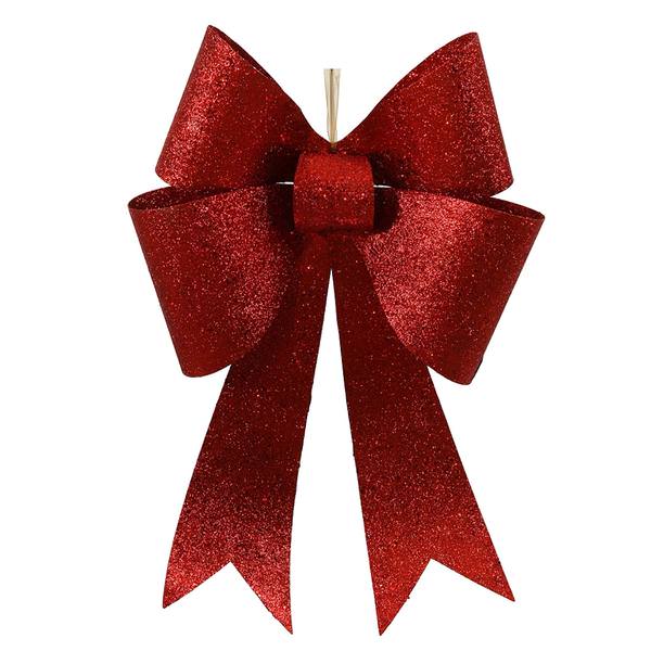 24" Red Sequin Bow
