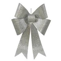 Vickerman 24" Silver Sequin Bow
