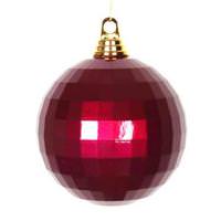 Vickerman 5.5" Magenta Candy Mirror Ball Ornament