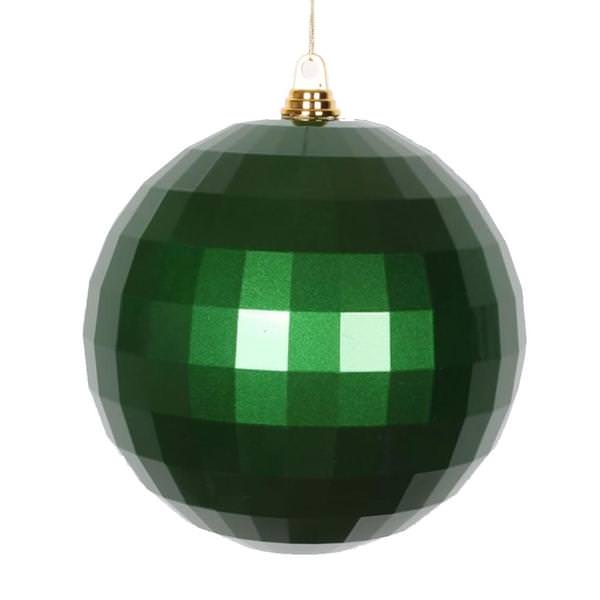 10" Green Candy Mirror Ball Ornament