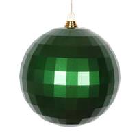 Vickerman 10" Green Candy Mirror Ball Ornament