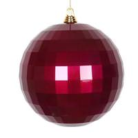 Vickerman 10" Magenta Candy Mirror Ball Ornament