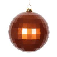 Vickerman 10" Copper Candy Mirror Ball Ornament