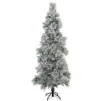Vickerman 7' x 37" Artificial Flocked Stone Pine