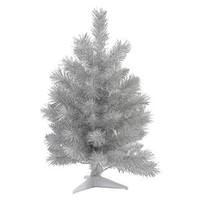 Vickerman 3' x 19" Silver White Pine