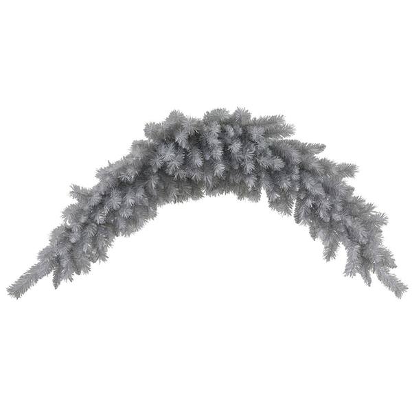 6' Artificial Silver White Pine Swag Garland