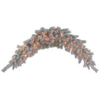 Vickerman 6' Artificial Silver White Pine Swag Garland