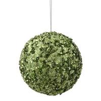 Vickerman 3.5" Lime Sparkle Sequin Kissing Ball Ornament