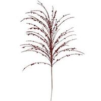Vickerman 28" Burgundy Glitter Berry Spray