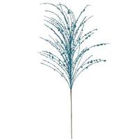 Vickerman 28" Turquoise Glitter Berry Spray