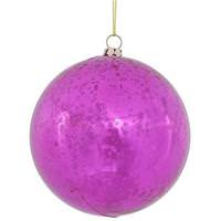 Vickerman 4" Cerise Shiny Mercury Ball Ornament