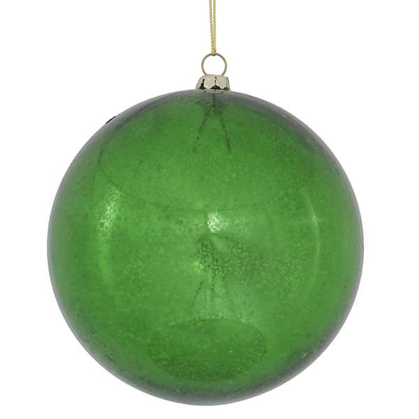 4.7" Green Shiny Mercury Ball Ornament