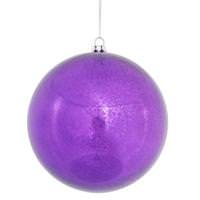 Vickerman 4.7" Purple Shiny Mercury Ball Ornament