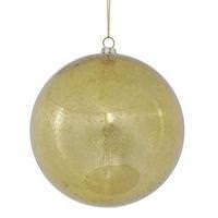 Vickerman 4.7" Gold Shiny Mercury Ball Ornament