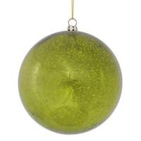Vickerman 4.7" Lime Shiny Mercury Ball Ornament