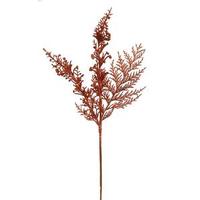 Vickerman 18" Copper Glitter Cedar Pine Spray
