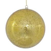 Vickerman 6" Gold Shiny Mercury Ball Ornament