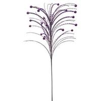 Vickerman 26" Purple Sequin Berry Spray