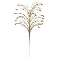 Vickerman 26" Gold Sequin Berry Spray